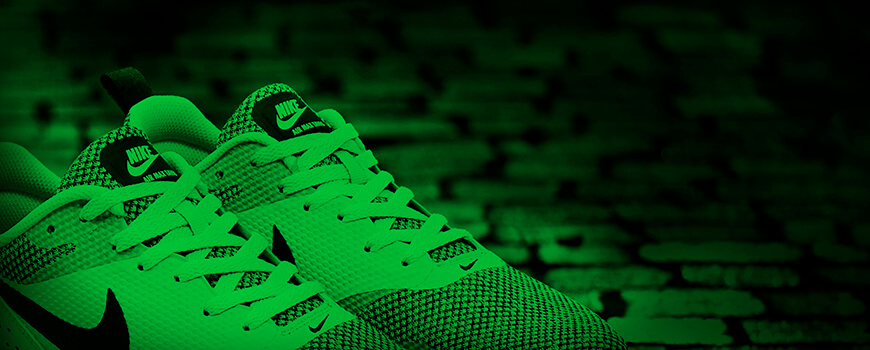 Vihreät / neon vihreät kengännauhat